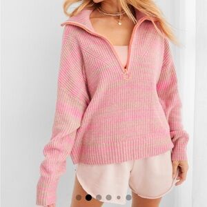 Aerie quarter zip sweater